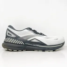 Brooks Mens Adrenaline GTS 23 1103914E065 White Running Shoes Sneakers Sz 11 4E