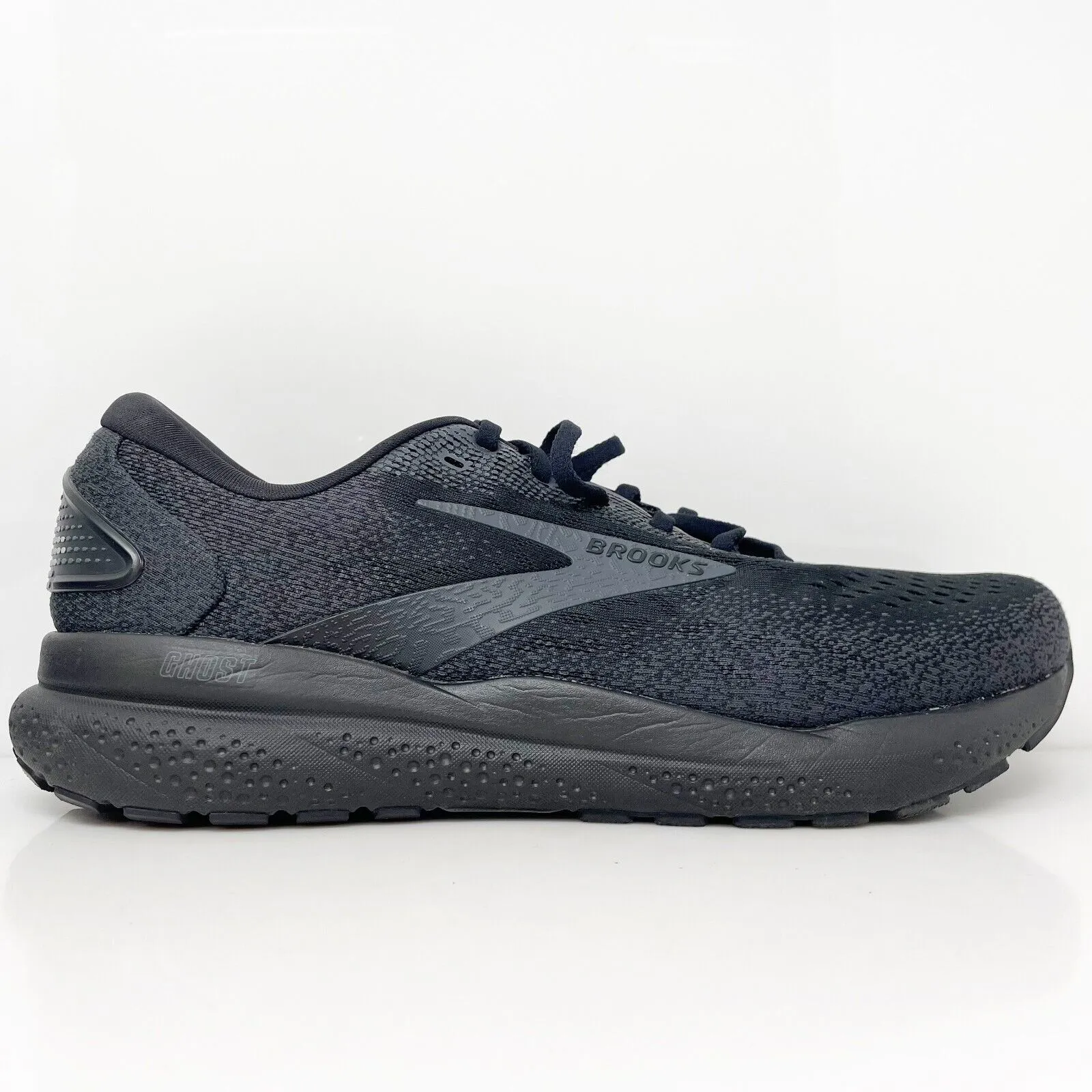 Brooks Mens Ghost 16 1104182E020 Black Running Shoes Sneakers Size 10.5 2E