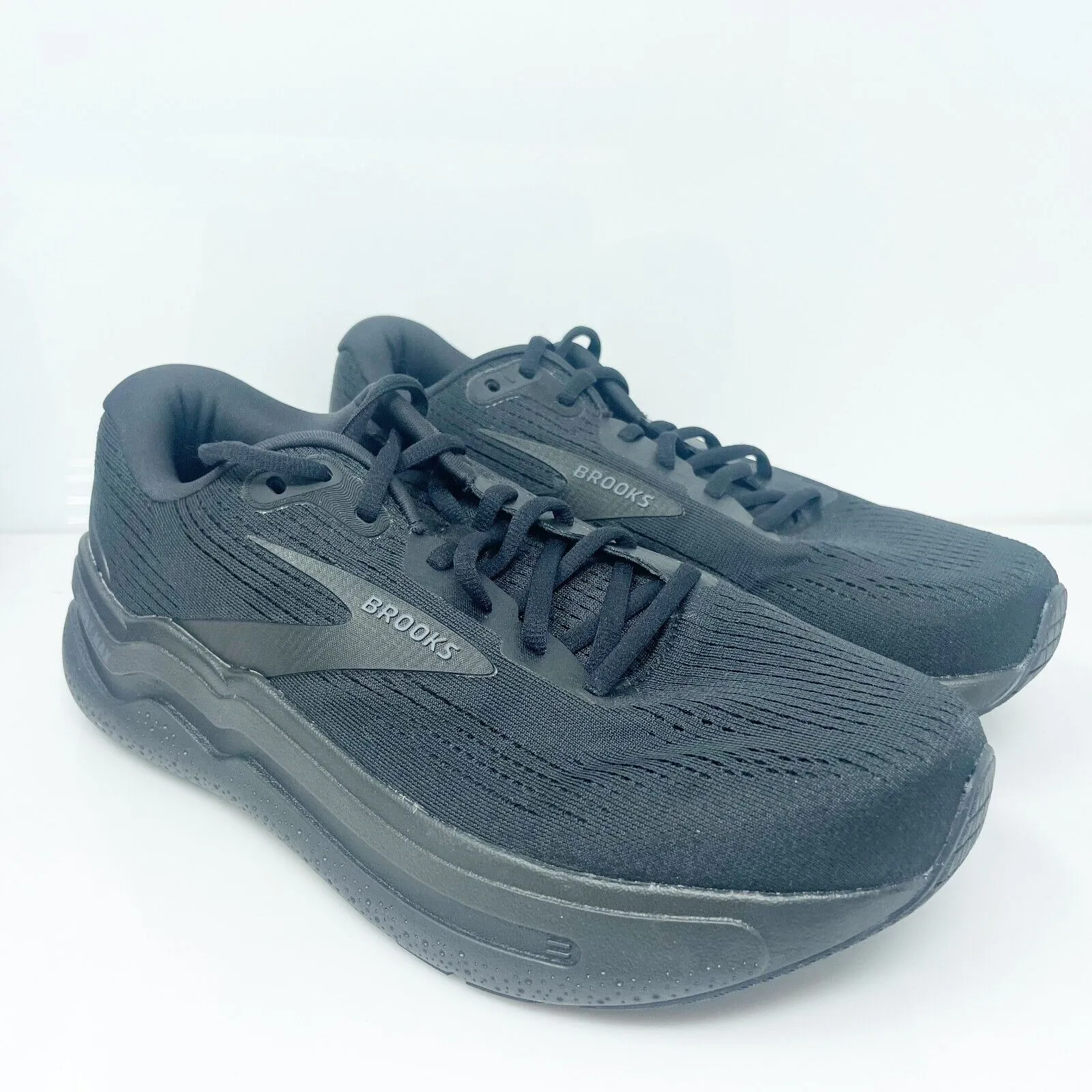 Brooks Mens Ghost Max 2 1104314E020 Black Running Shoes Sneakers Size 7.5 4E