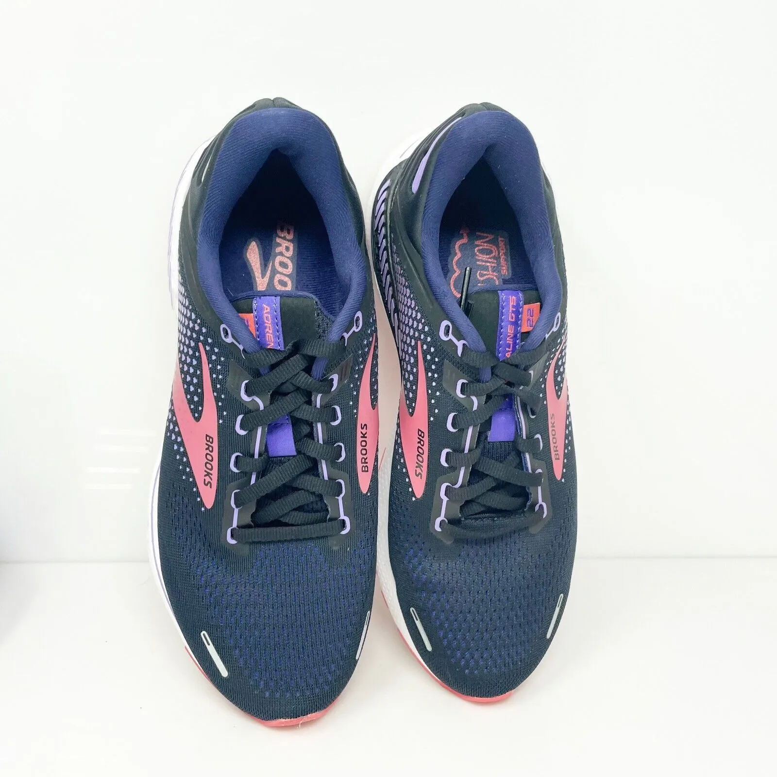Brooks Womens Adrenaline GTS 22 1203531B080 Blue Running Shoes Sneakers Size 10B