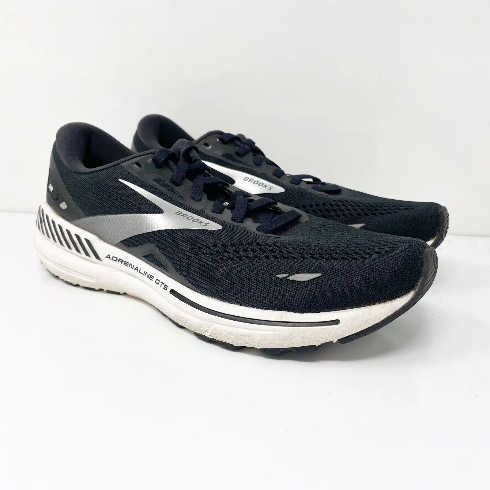 Brooks Womens Adrenaline GTS 23 1203811B004 Black Running Shoes Sneakers Sz 11 B