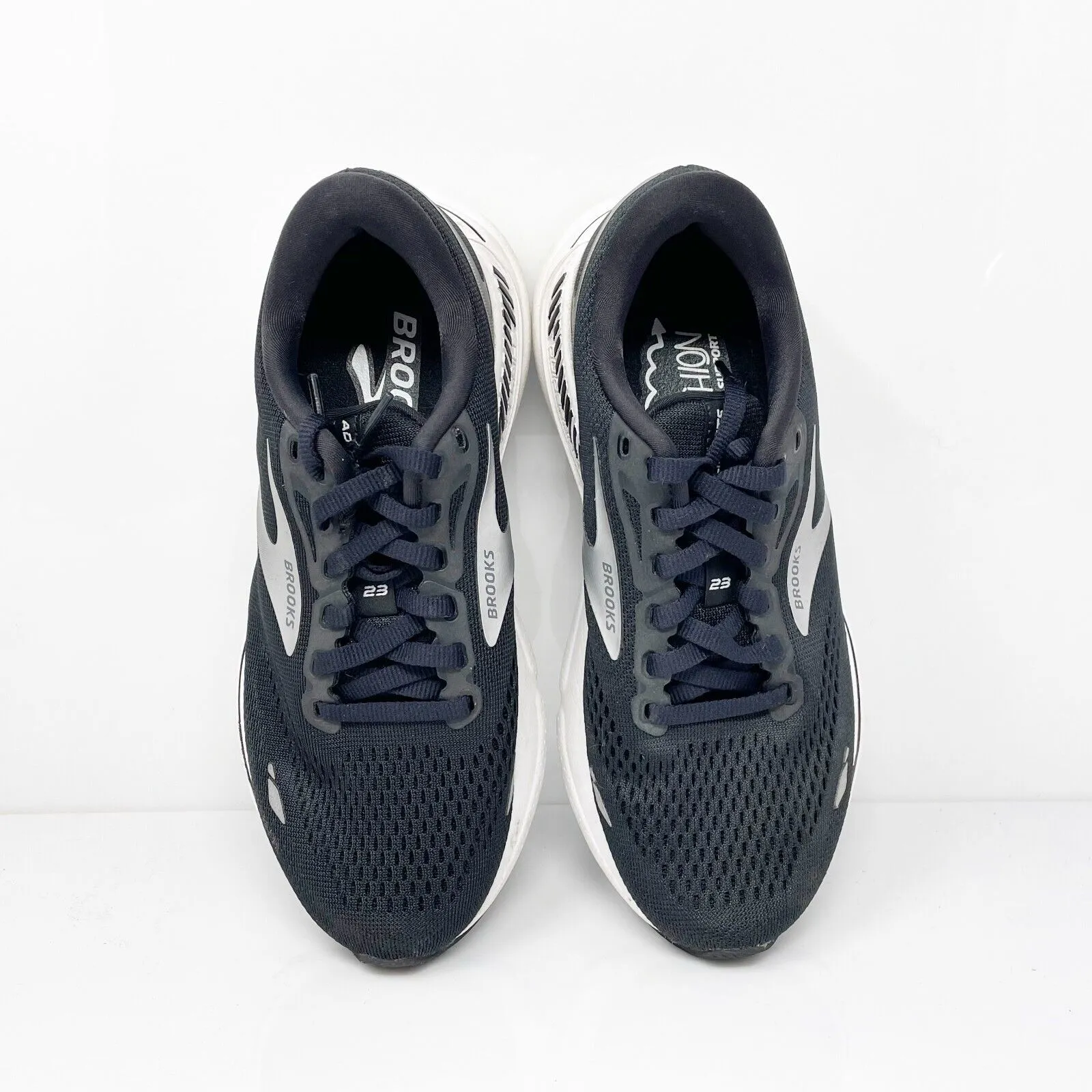 Brooks Womens Adrenaline GTS 23 1203811D004 Black Running Shoes Sneakers Size 6D