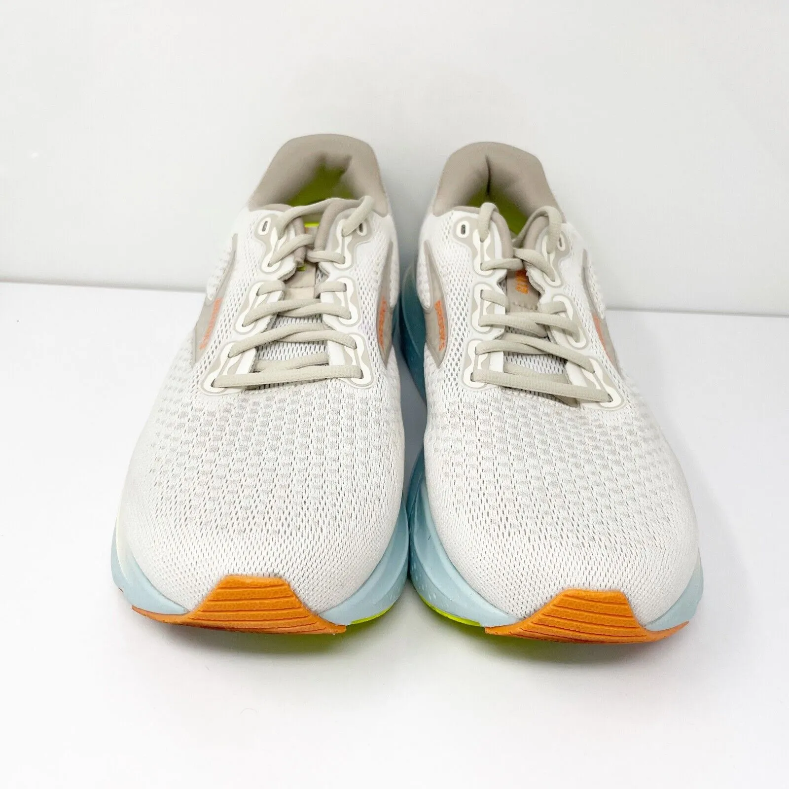 Brooks Womens Glycerin 21 1204081D195 White Running Shoes Sneakers Size 12 D