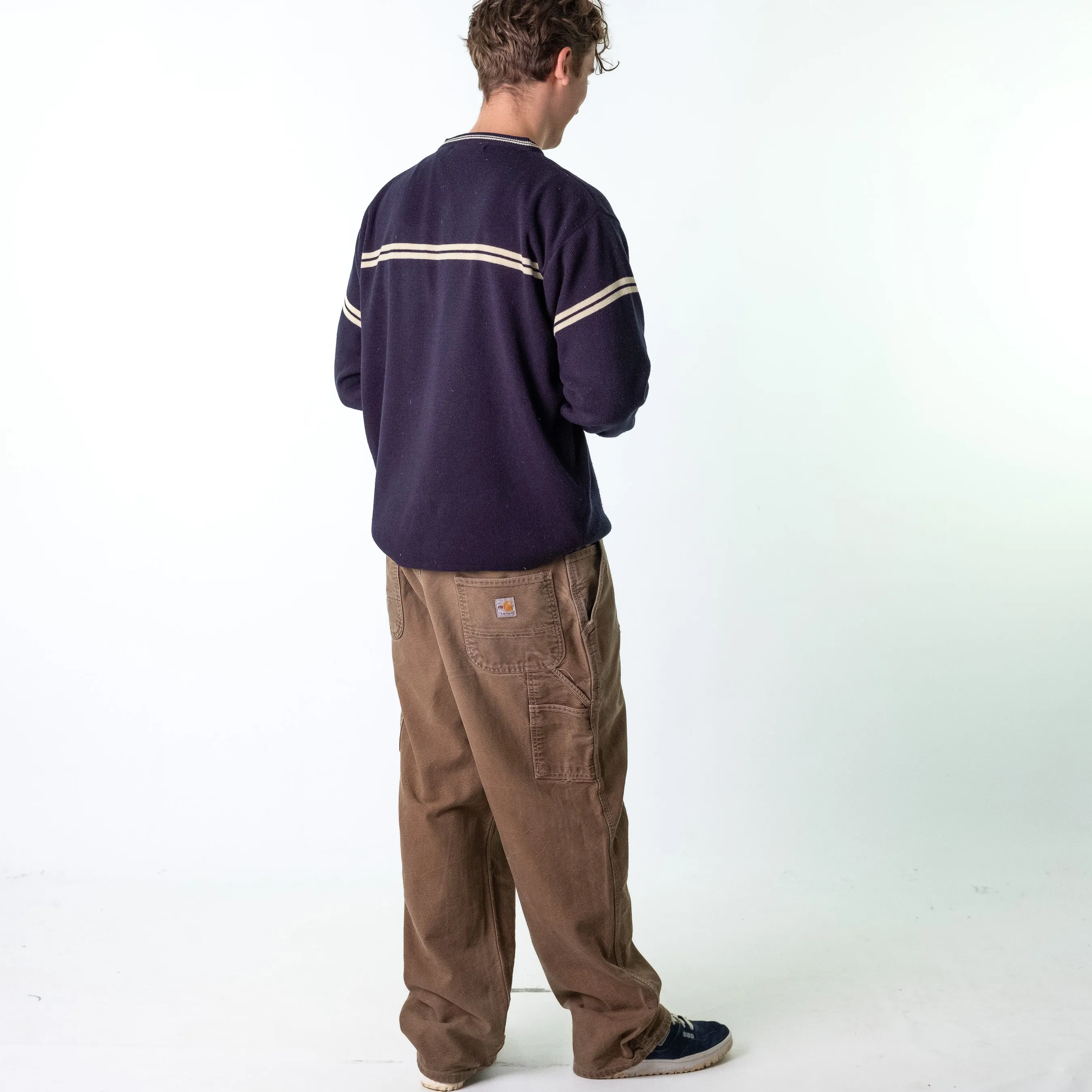 Brown 90s Carhartt  Cargo Skater Trousers Pants Jeans (38x32)