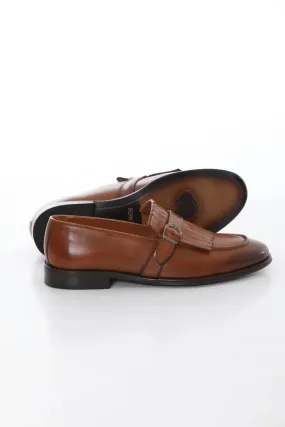 Brown Leather Loafers.