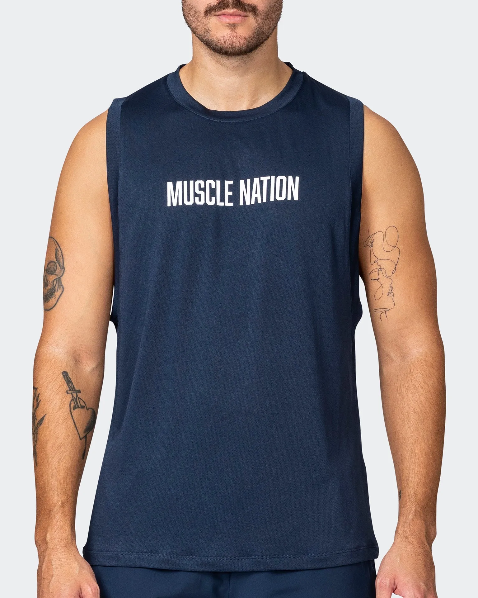 Burly Training Tank - Navy