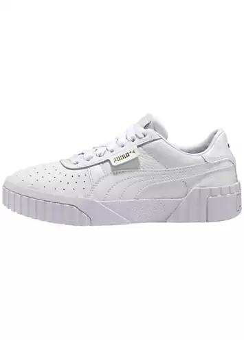 Cali Lace-Up Leather Trainers by Puma | Look Again