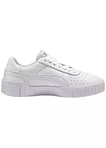 Cali Lace-Up Leather Trainers by Puma | Look Again