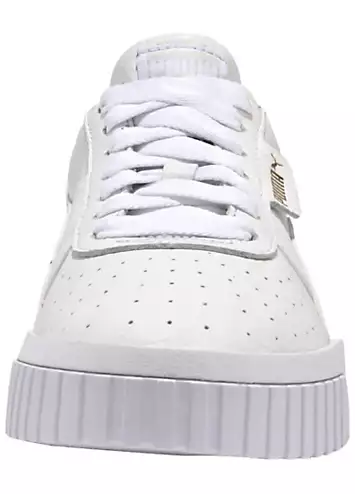 Cali Lace-Up Leather Trainers by Puma | Look Again