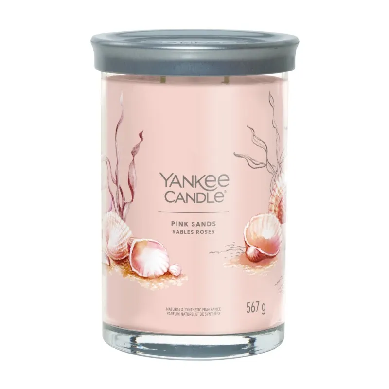 Candela profumata YANKEE CANDLE - Pink Sands - tumbler Signature - Yankee Candle - Giare grandi - Candele profumate - Tempus Don