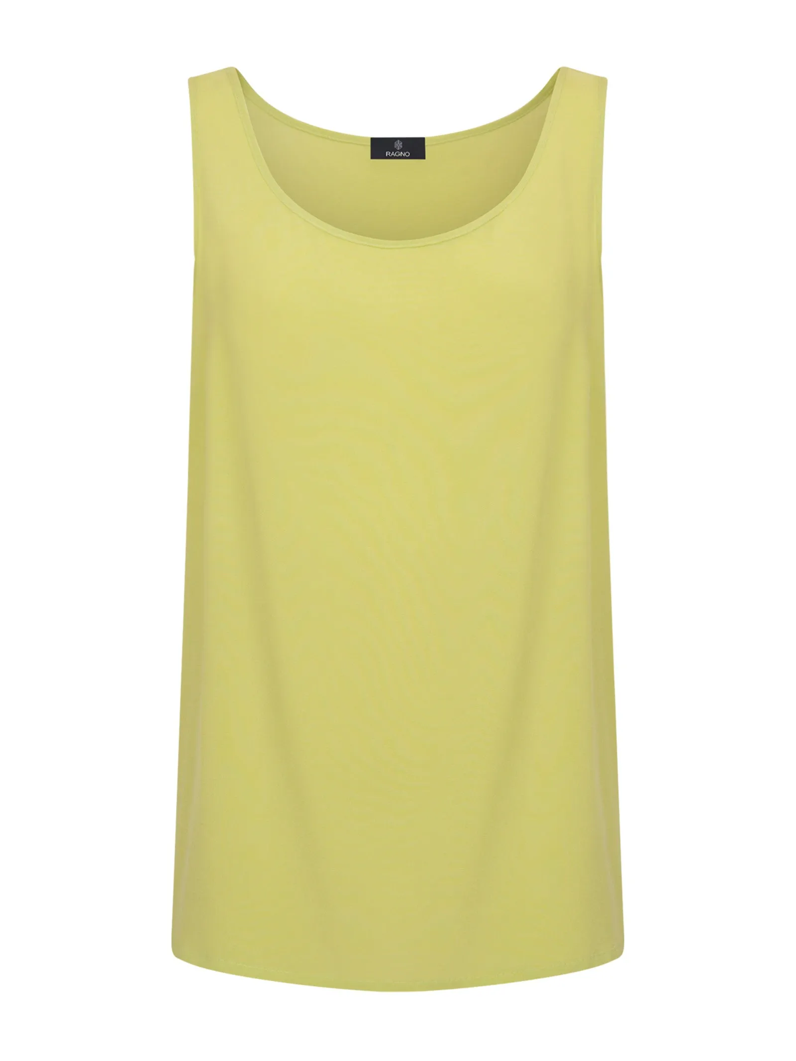 Canotta in twill di EcoSeta - Daiquiri Green
