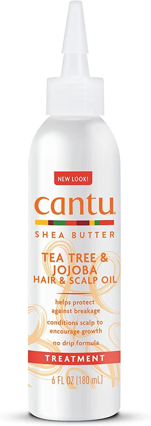 Cantu Shea Butter Tea Tree & Jojoba Hair & Scalp Oil, 6oz (180ml)