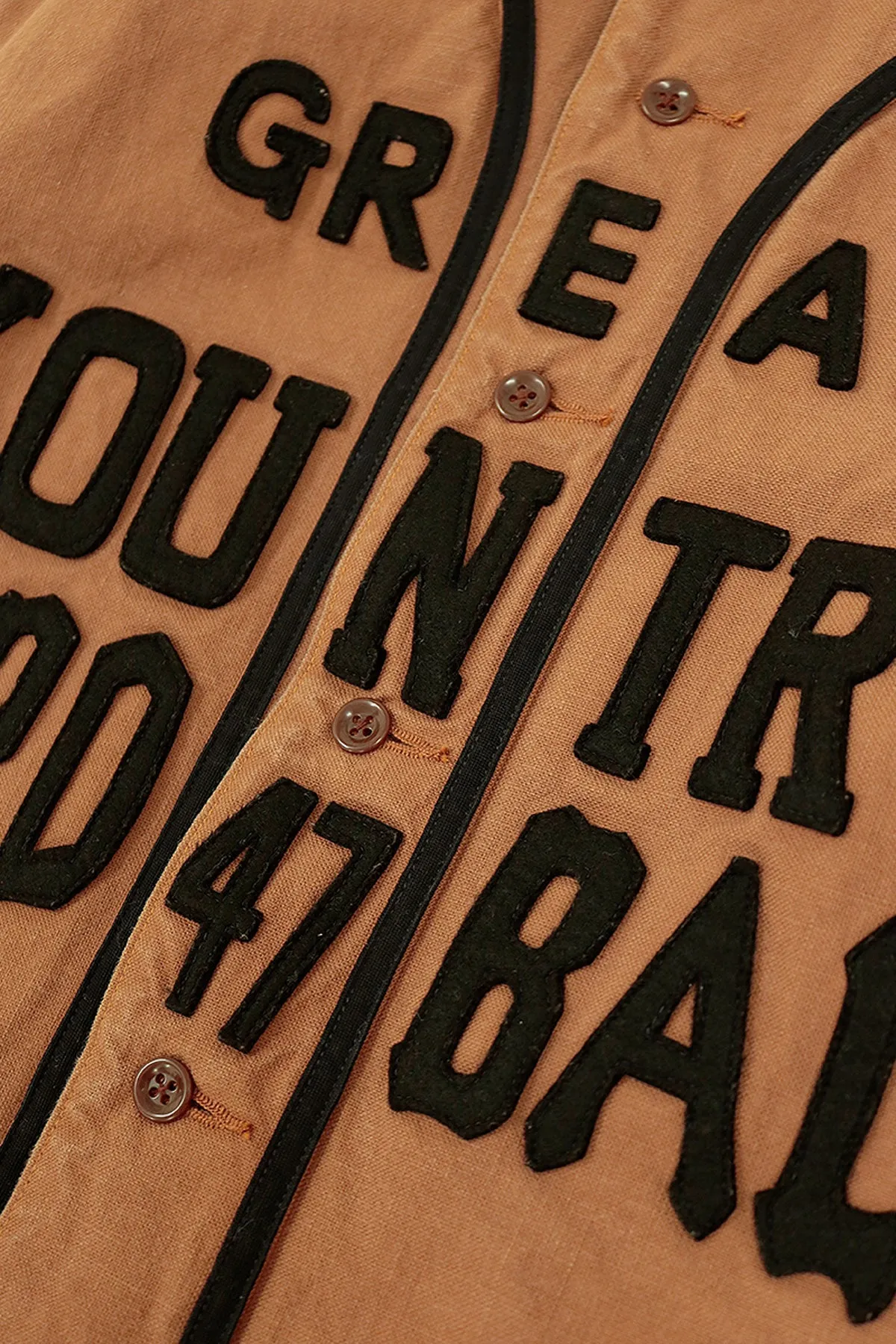 Canvas x Lining GREAT KOUNTRY Night Game Baseball Shirt