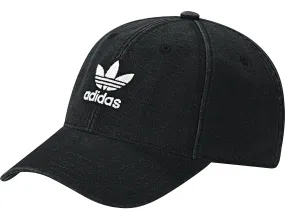 cap adidas Originals Washed Adicolor Baseball - Black/White - men´s