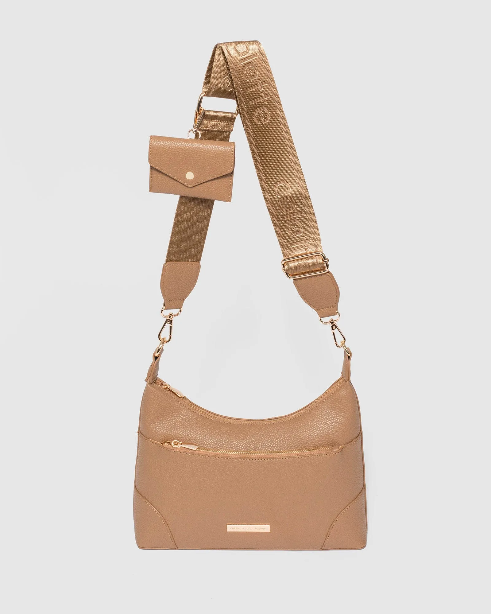 Caramel Jess Webbing Crossbody Bag