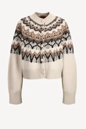 Cardigan Barnum in Ivory Fair