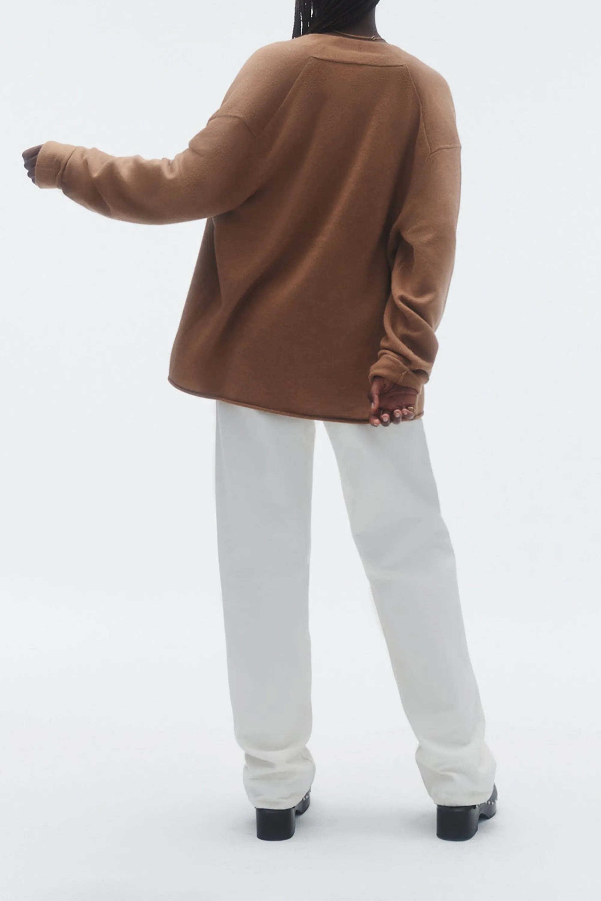 Cardigan Everywear in Almond