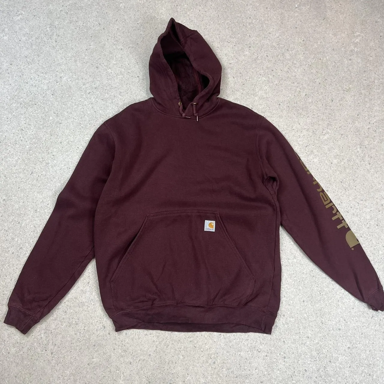Carhartt Burgendy hoodie medium loose fit