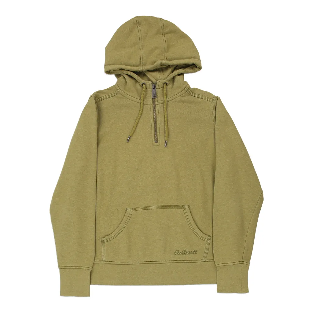 Carhartt Hoodie - Large Green Cotton Blend