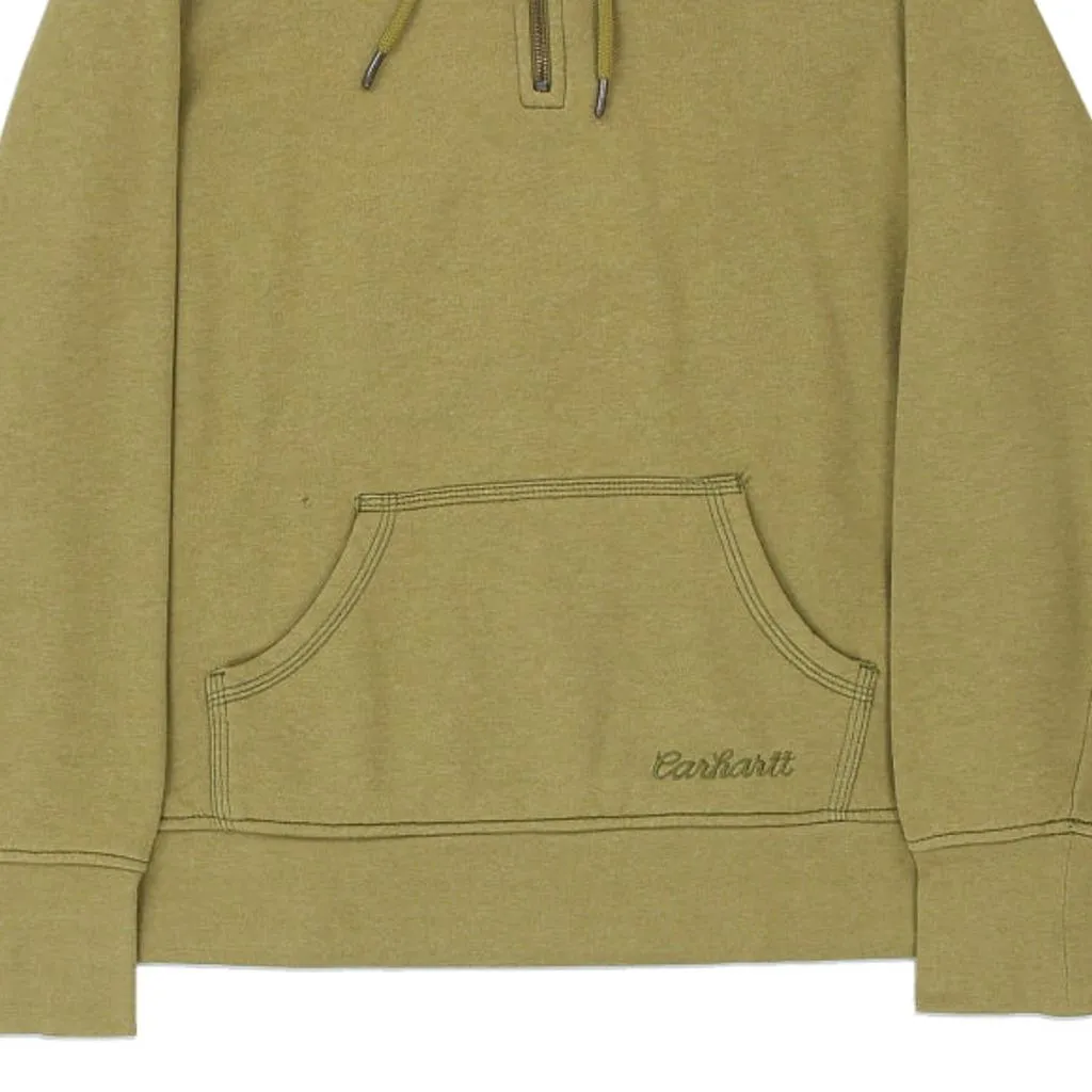 Carhartt Hoodie - Large Green Cotton Blend