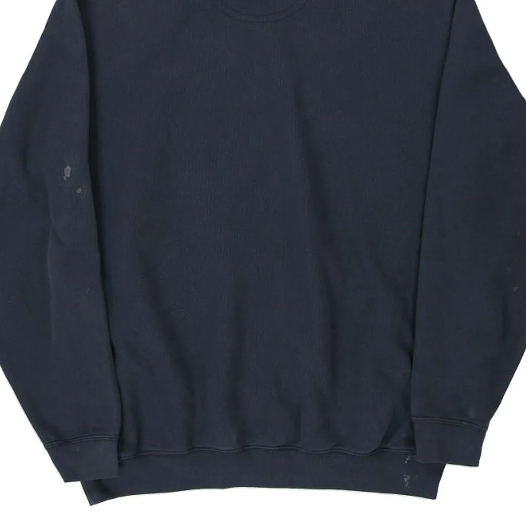 Carhartt Hoodie - Medium Navy Cotton Blend