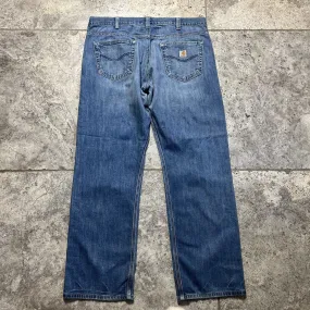 Carhartt Jeans Loose Straight Fit, Denim, Blue, Mens, 38”