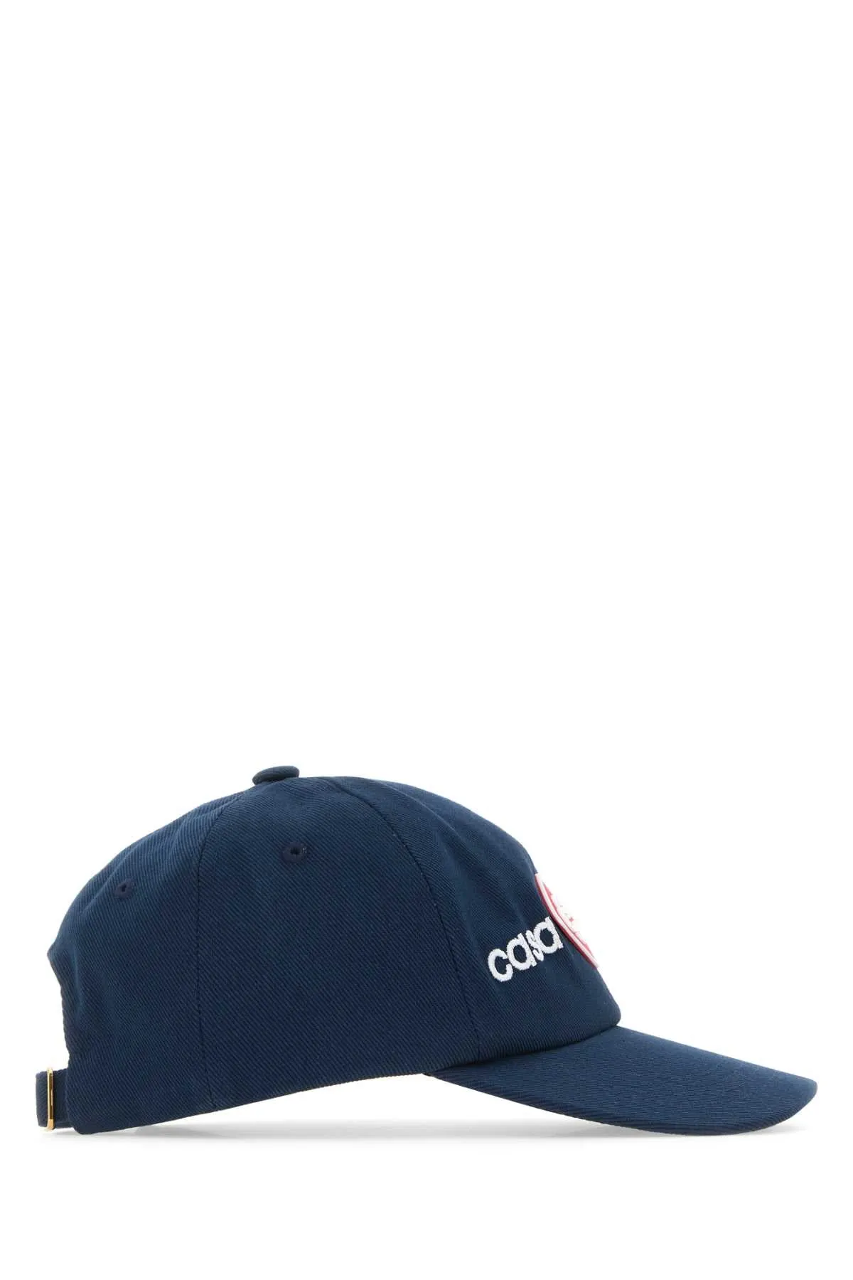 Casablanca Navy Blue Cotton Baseball Cap