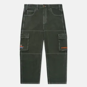 Cash Only - Aleka Denim Cargo Jeans - Washed Army