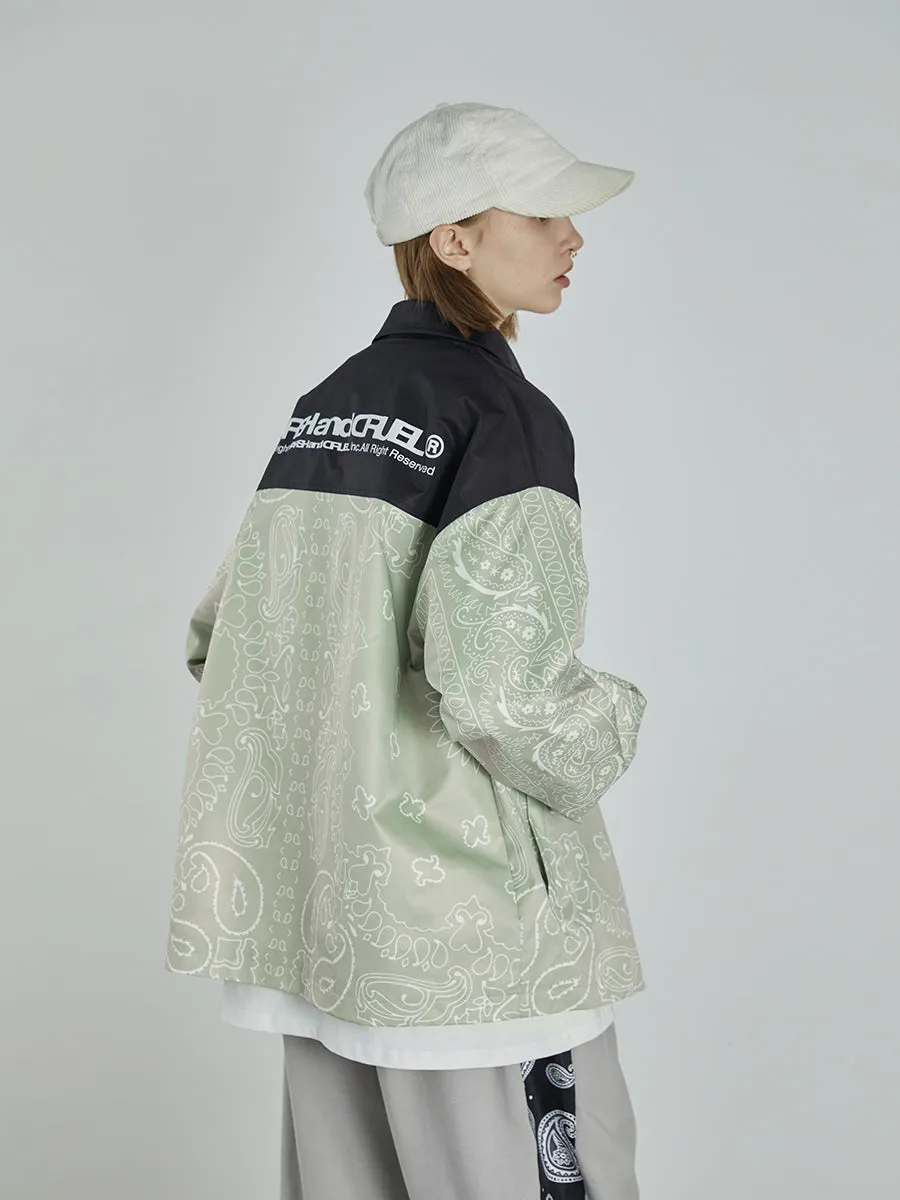 Cashew Stitched Coach Jacket