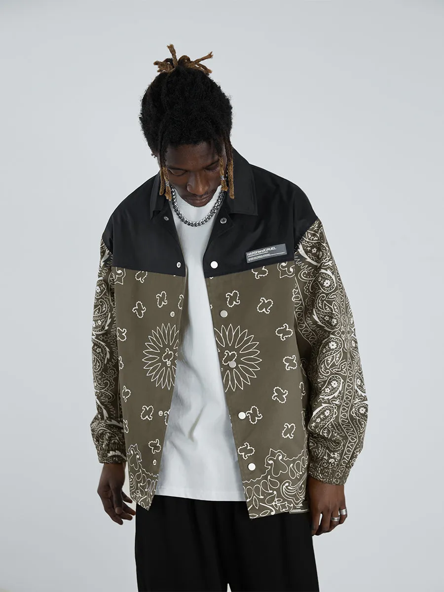 Cashew Stitched Coach Jacket