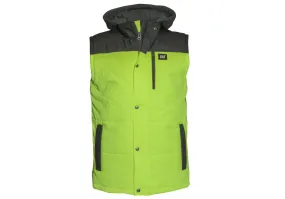 Caterpillar Mens Comfortable Durable Hi Vis Hooded Work Vest