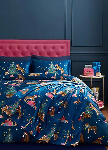 Catherine Lansfield Christmas Tiger Duvet Cover Set | Kaleidoscope