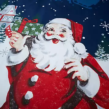 Catherine Lansfield Retro Father Christmas Duvet Cover Set | Kaleidoscope