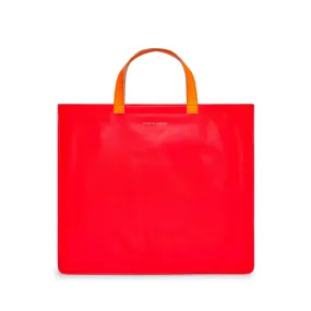 CDG Wallet - Super Fluo Tote Bag - (Pink/Yellow)