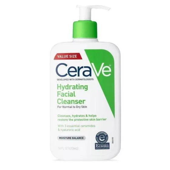 Cerave Moisture Hydrating Facial Cleanser 16oz