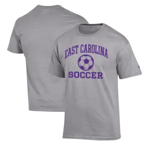 Champion ECU Pirates Gray Soccer Icon T-Shirt