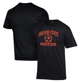 Champion Oregon State Beavers Black Soccer Icon T-Shirt
