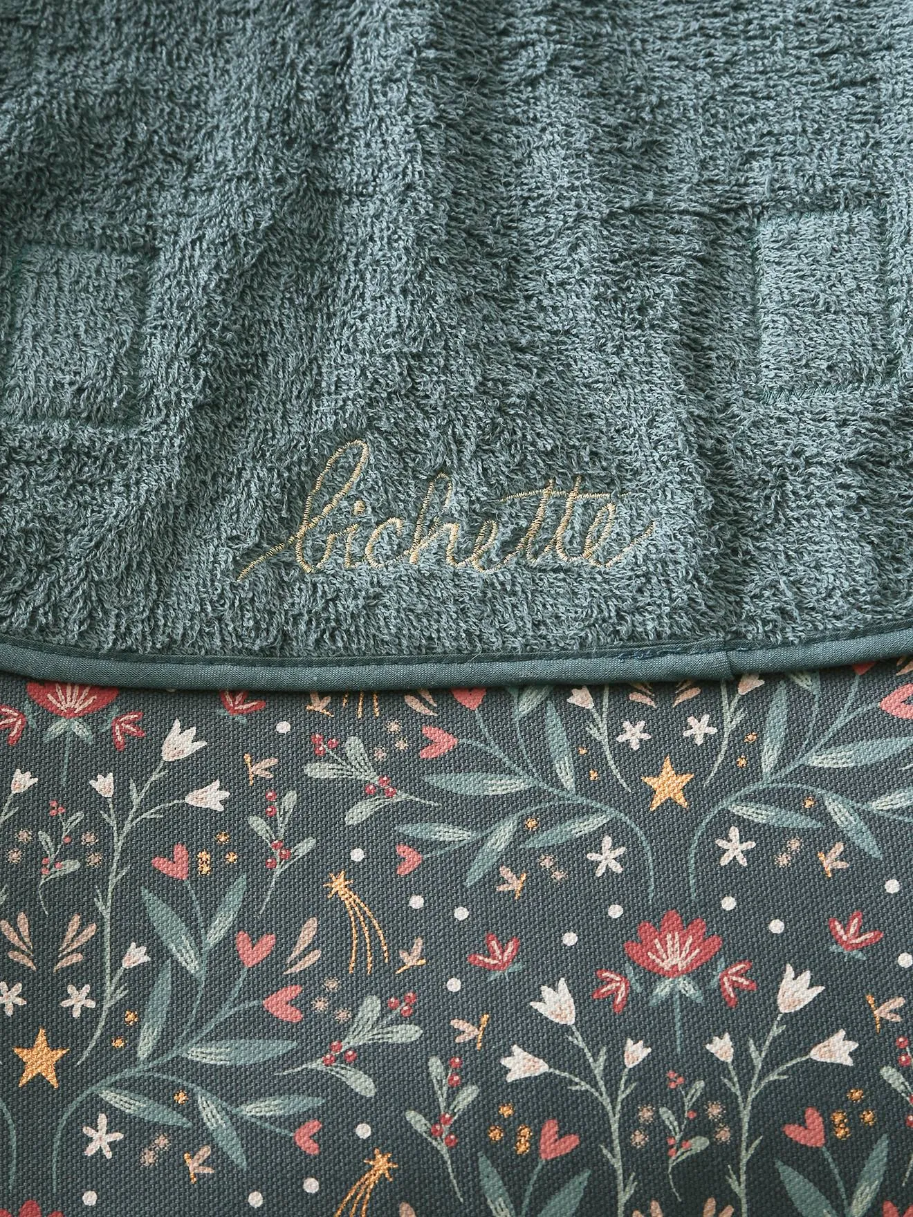 Changing Mattress, Brocéliande - printed green