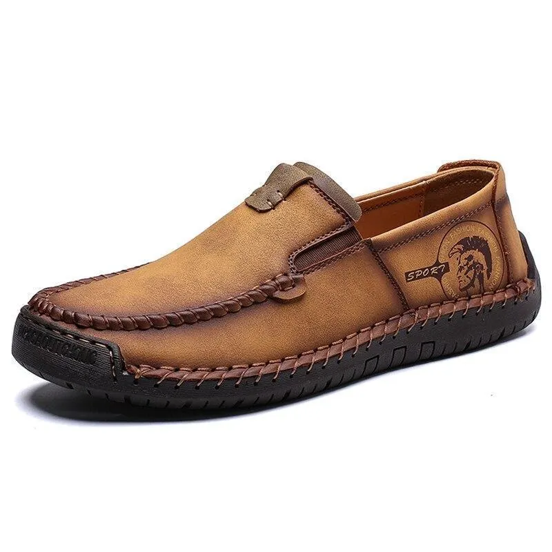 Changing Times Leather Loafers