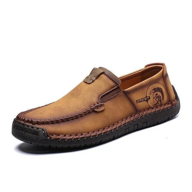 Changing Times Leather Loafers