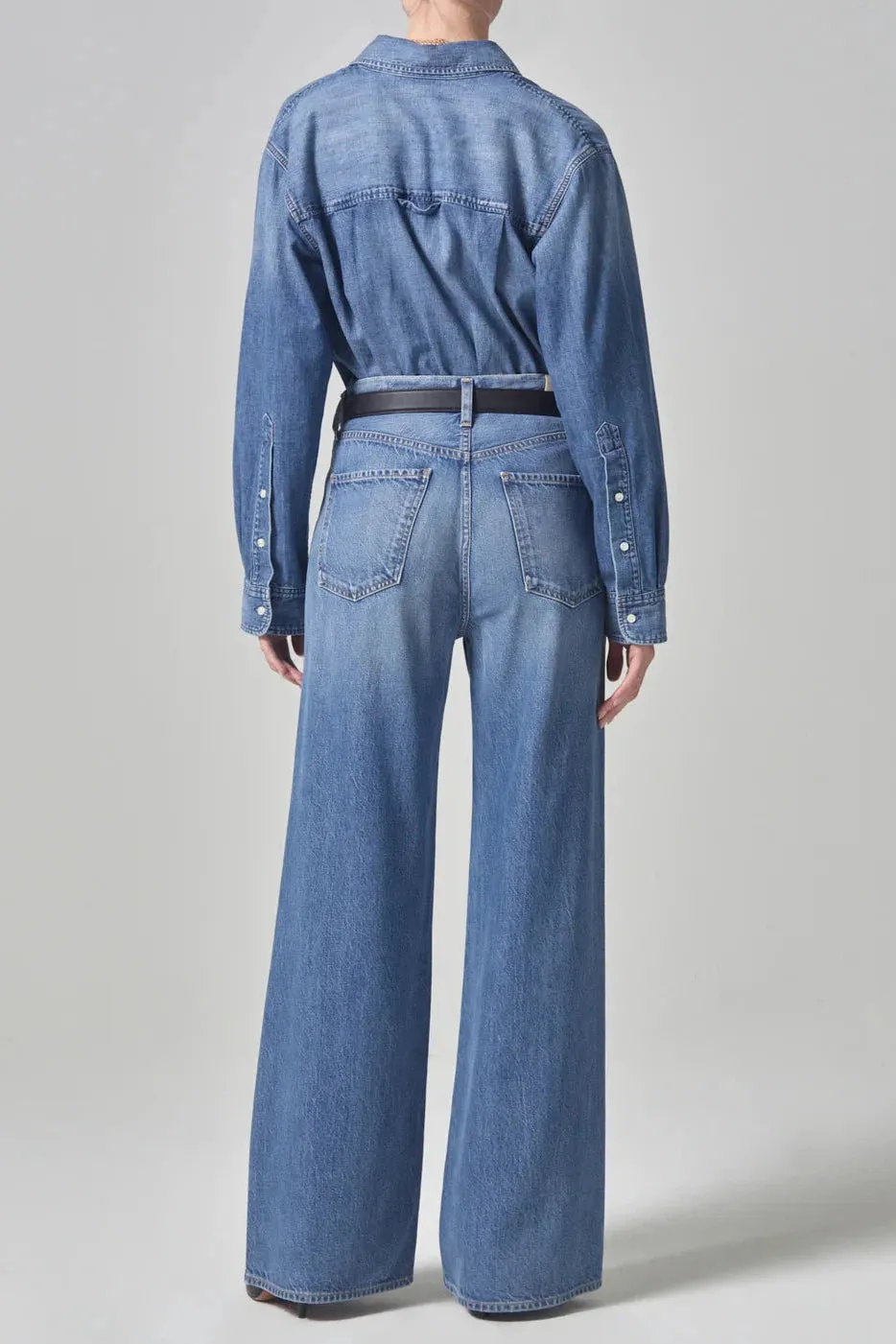 CITIZENS OF HUMANITY PALOMA BAGGY JEANS IN SIESTA