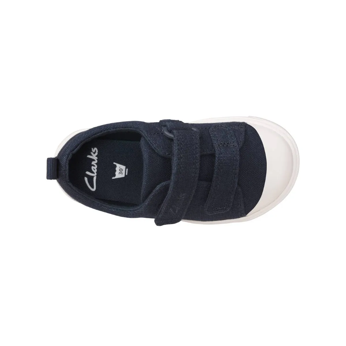 Clarks - City Bright T 261490876f - F Fit (navy)