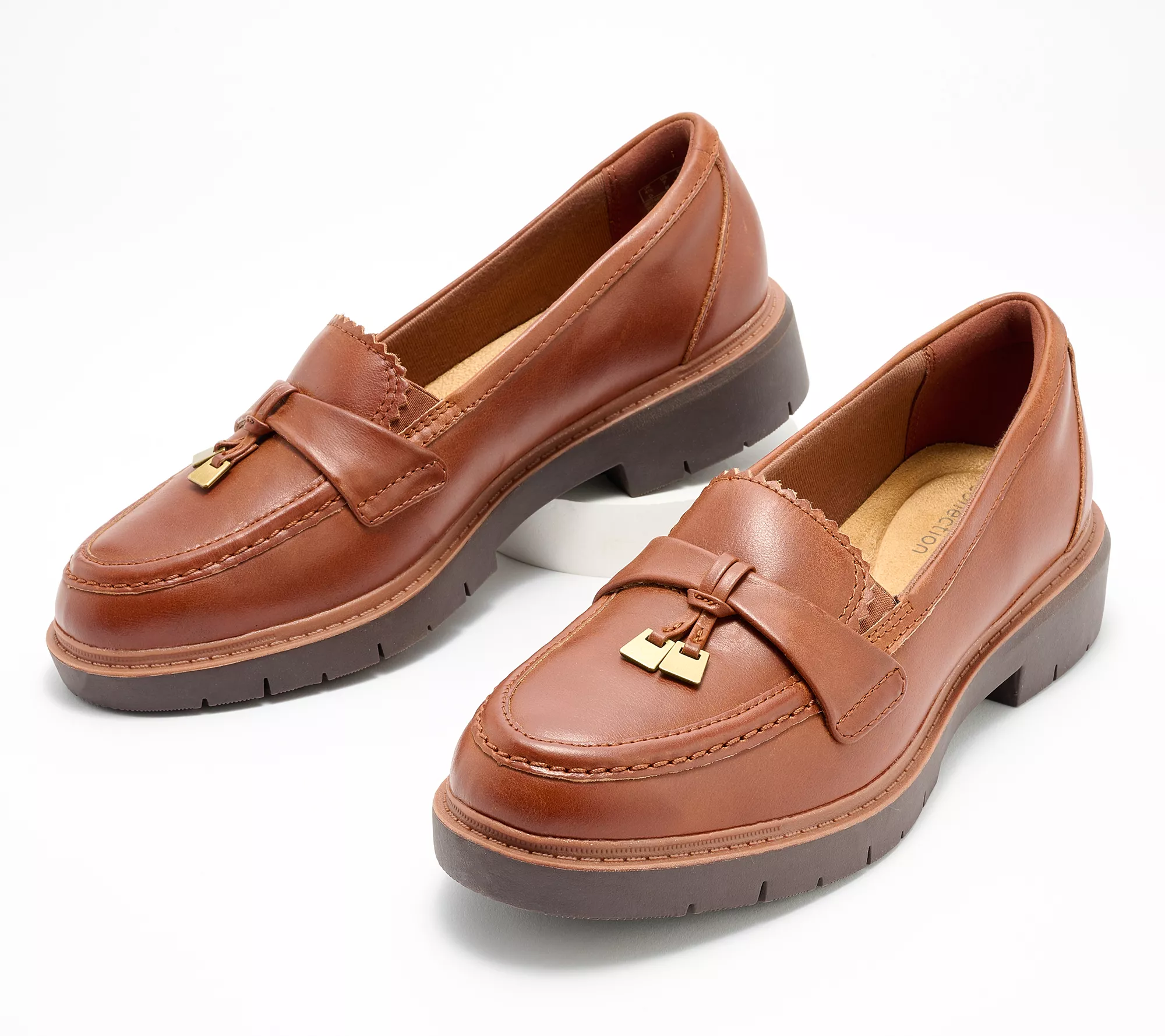 Clarks Collection Leather Loafer with Tassel - Westlynn Bella