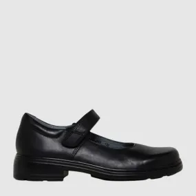 Clarks Indulge Junior Black School Shoe