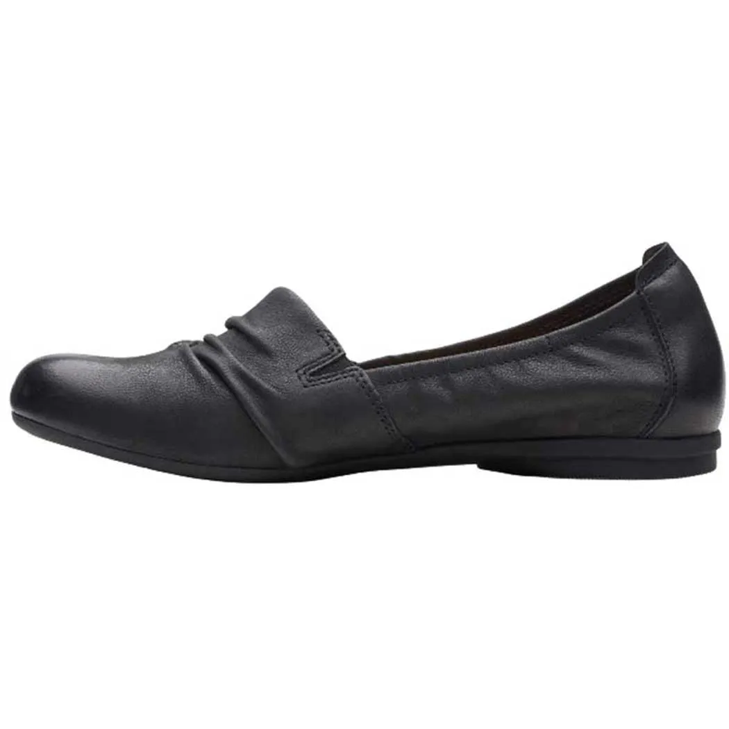 Clarks Rena Way Flat Black (Women's)