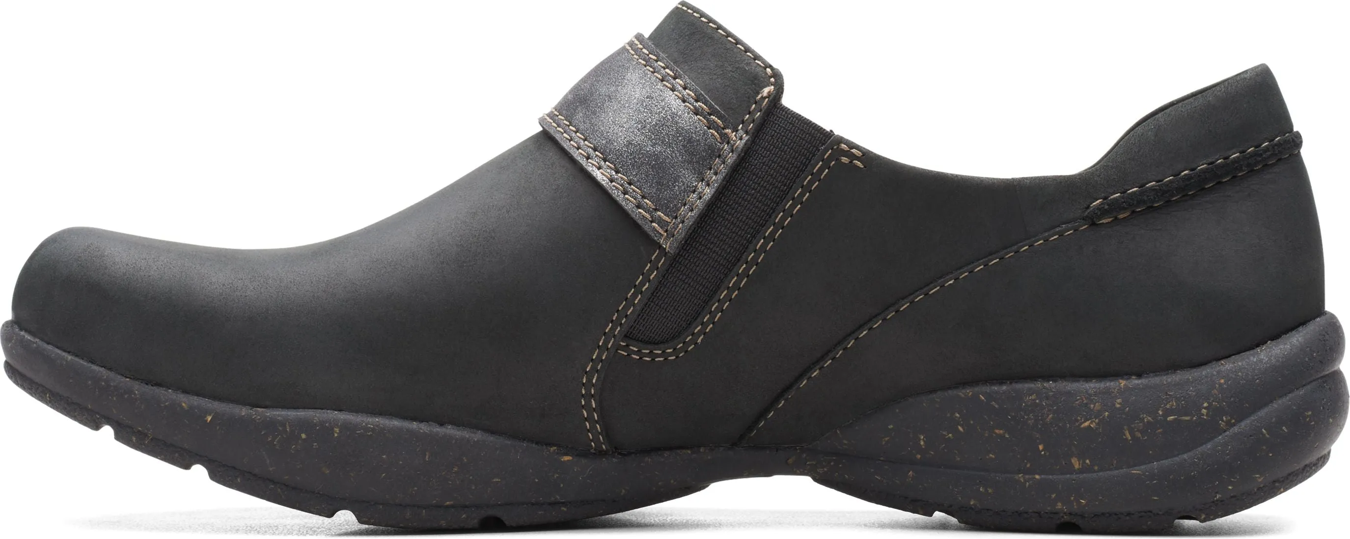 Clarks Roseville Dot Black