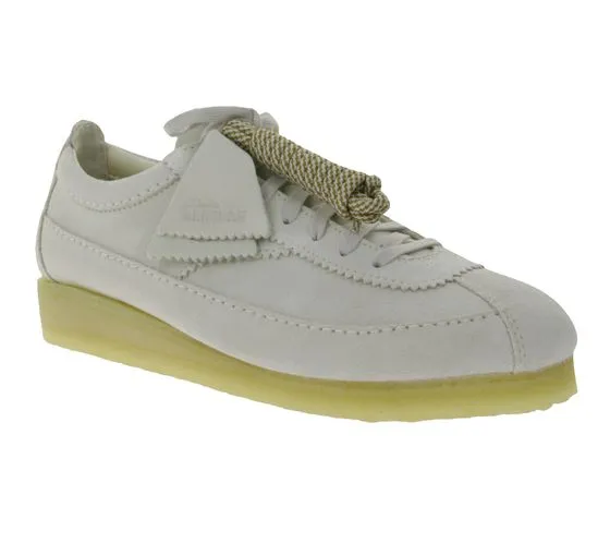 Clarks Torhill bottes pour hommes en cuir véritable avec laçage chaussures basses 26175761 beige