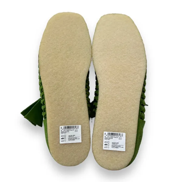 Clarks x Supreme Green Woven Wallabees 