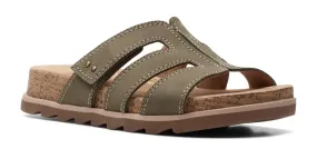 CLARKS YACHT CORAL IN OLIVE NUBUCK