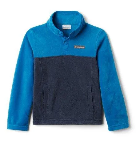 Columbia Kid's Steens Mountain 1/4 Snap Neck Fleece - Blue | George Fisher